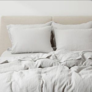 Parachute Linen Pillowcase Set - Fog